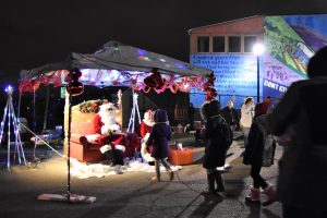 Santa visits Observatory Hill for second annual Light-Up Night