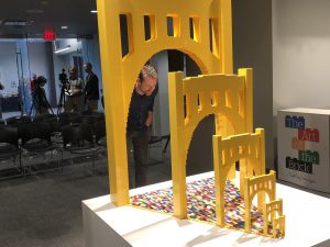 Art and science combine with the Carnegie Science Center’s newest exhibit, the “Art of the Brick”
