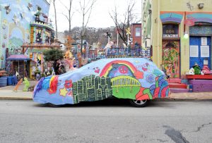 Pittsburgh’s ‘art car’ starts road trip at Randyland