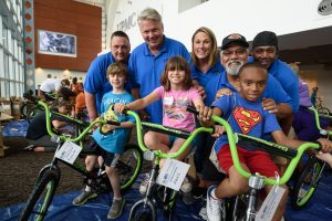 More than 150 local kids work with volunteers to build their own bikes