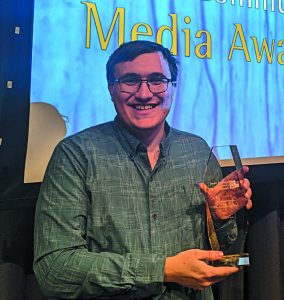 Chronicle wins community journalism award